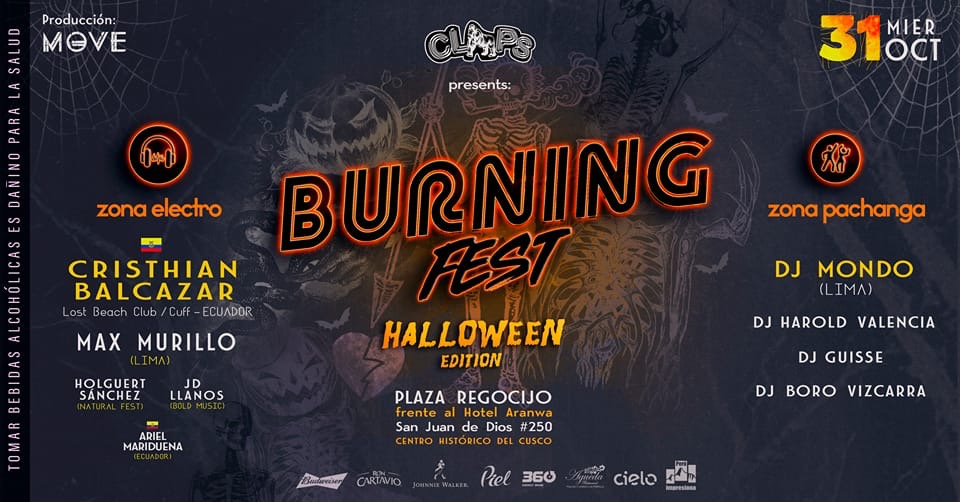 Burning Fest Halloween Cusco