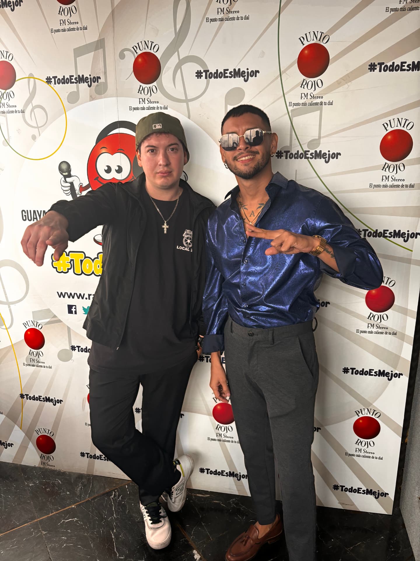 Cristhian Balcazar at Punto Rojo FM Stereo