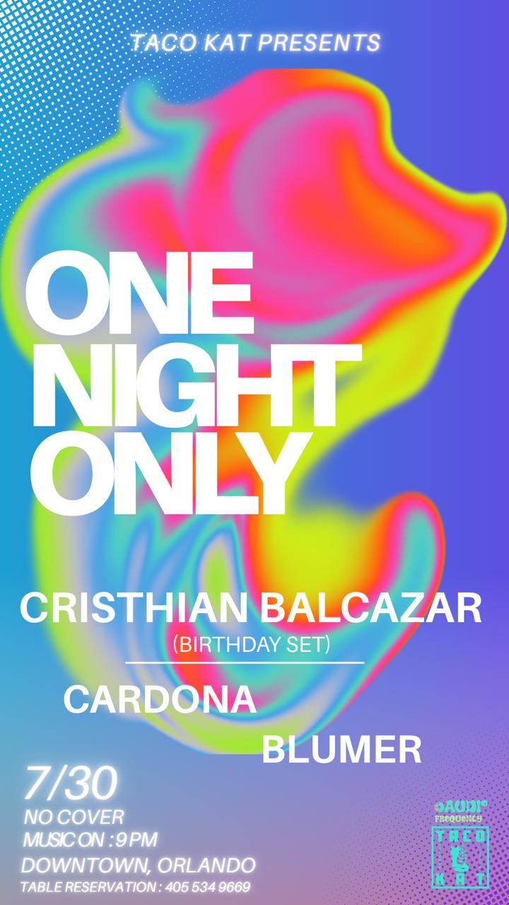 Taco Kat One Night Only Birthday Set