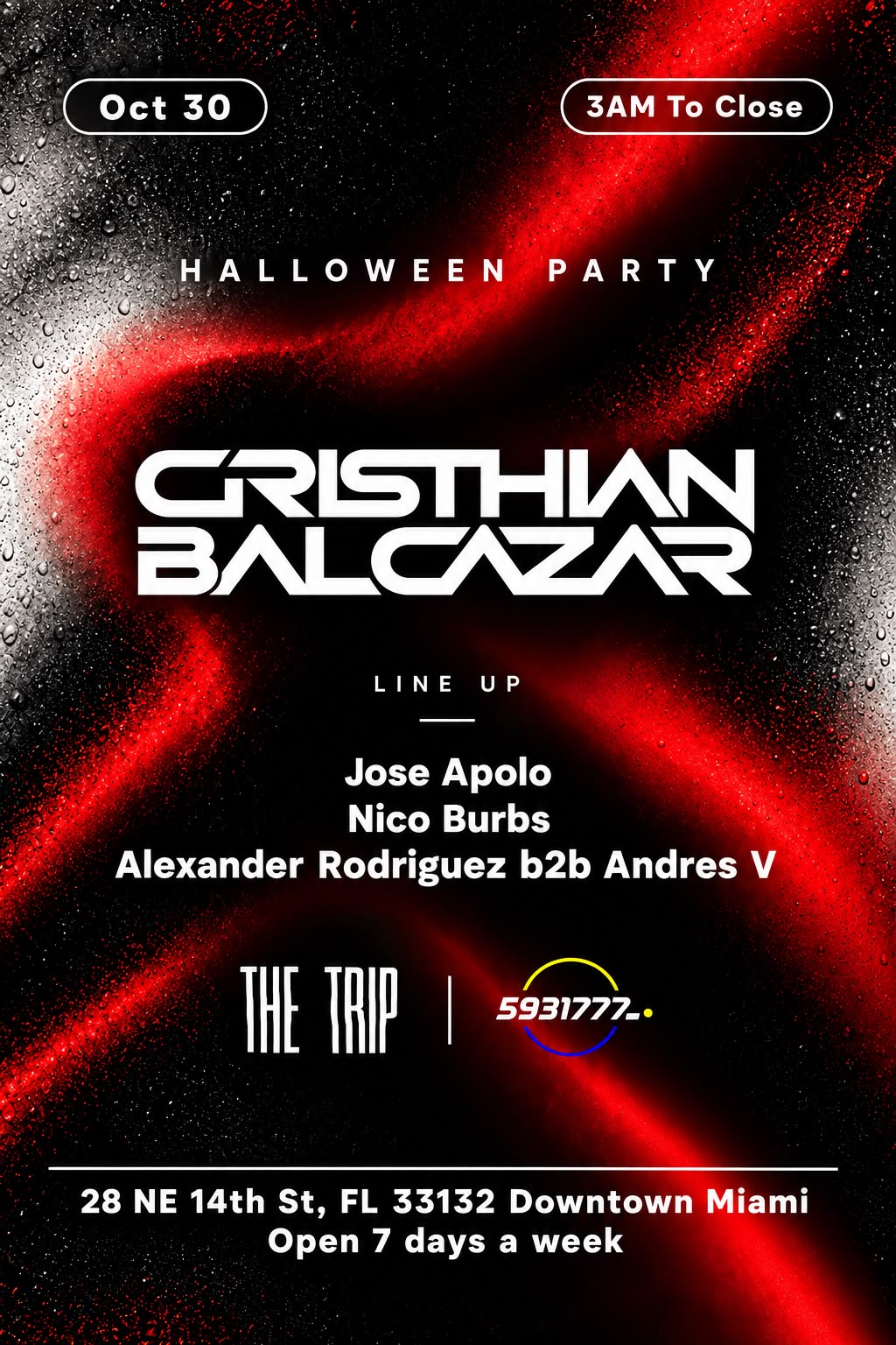 The Trip Halloween Miami Cristhian Balcazar