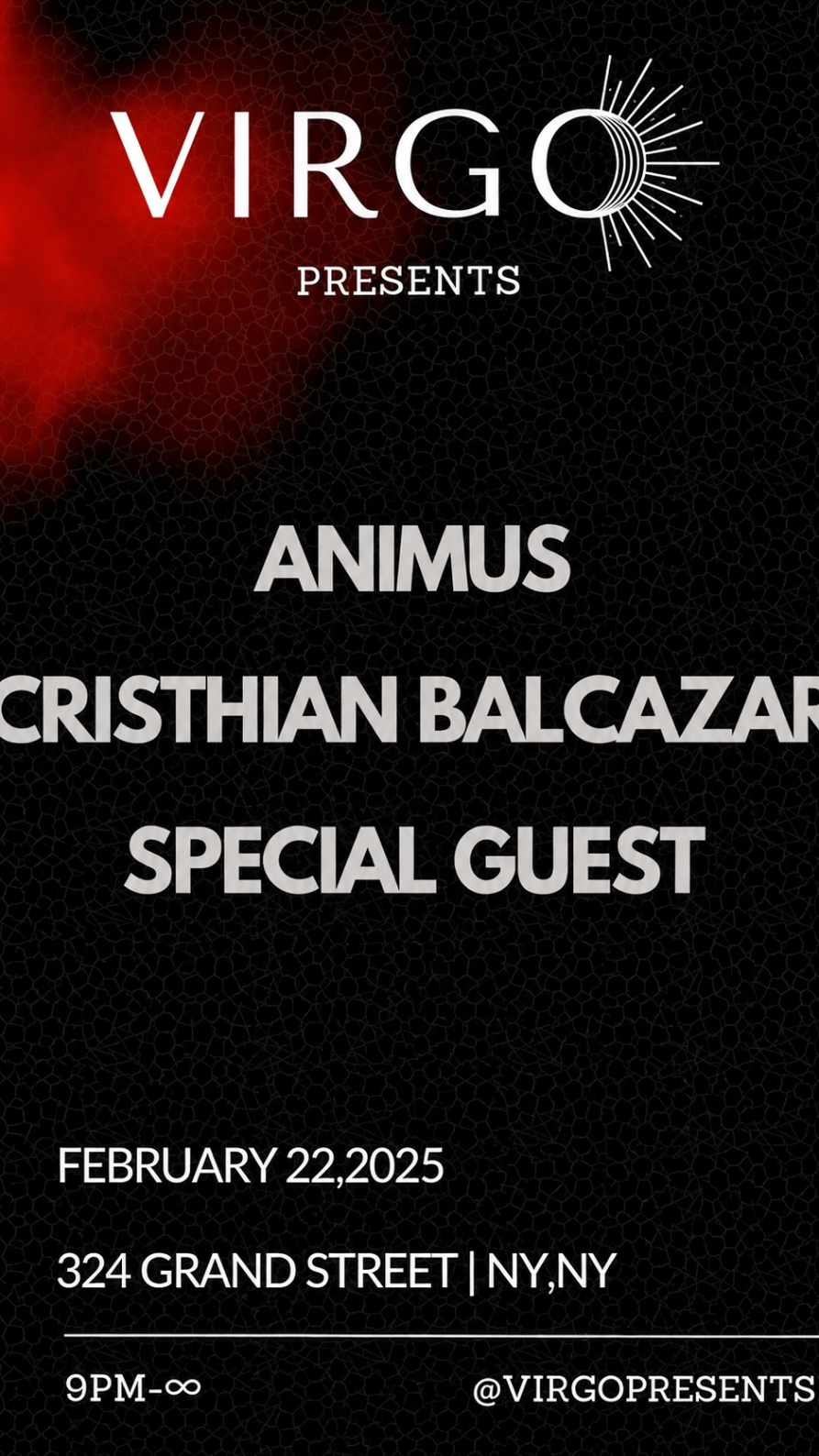 Virgo Animus Feb22 Nyc